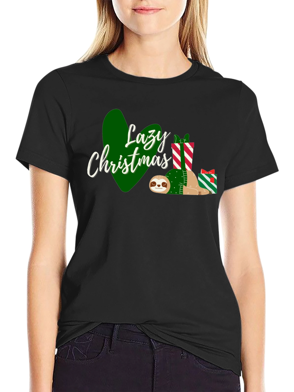 Lazy Christmas Sloth T-Shirt