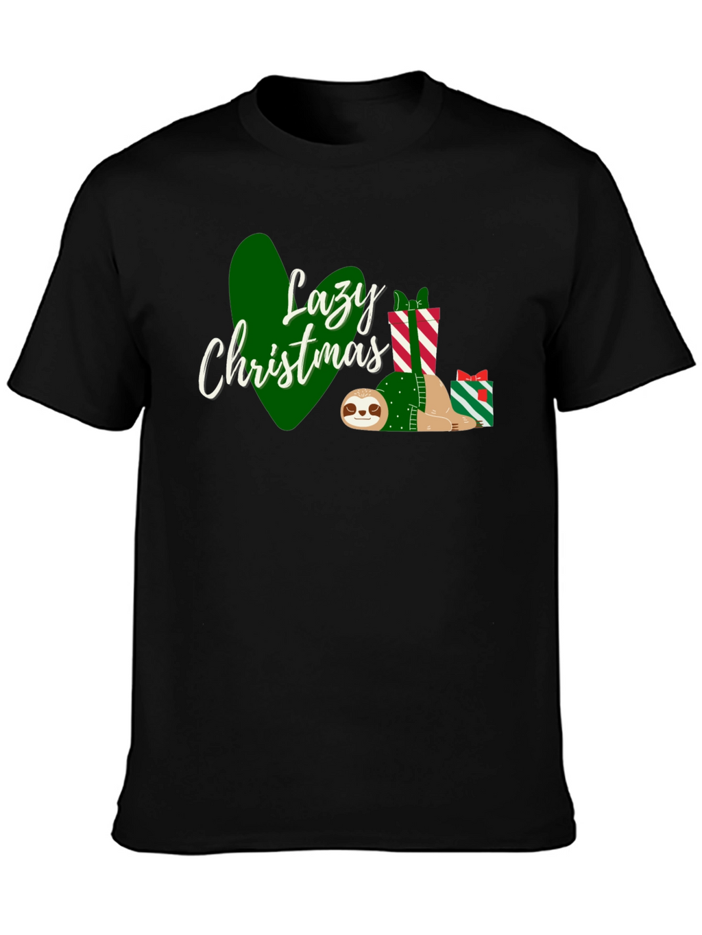 Lazy Christmas Sloth T-Shirt