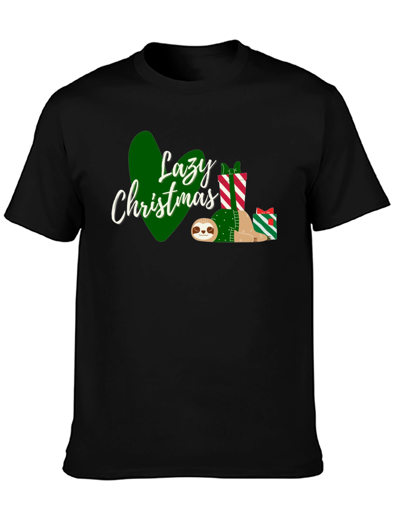 Lazy Christmas Sloth T-Shirt