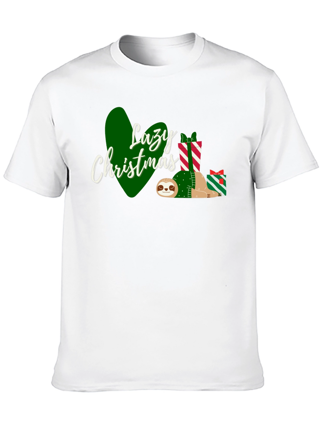 Lazy Christmas Sloth T-Shirt