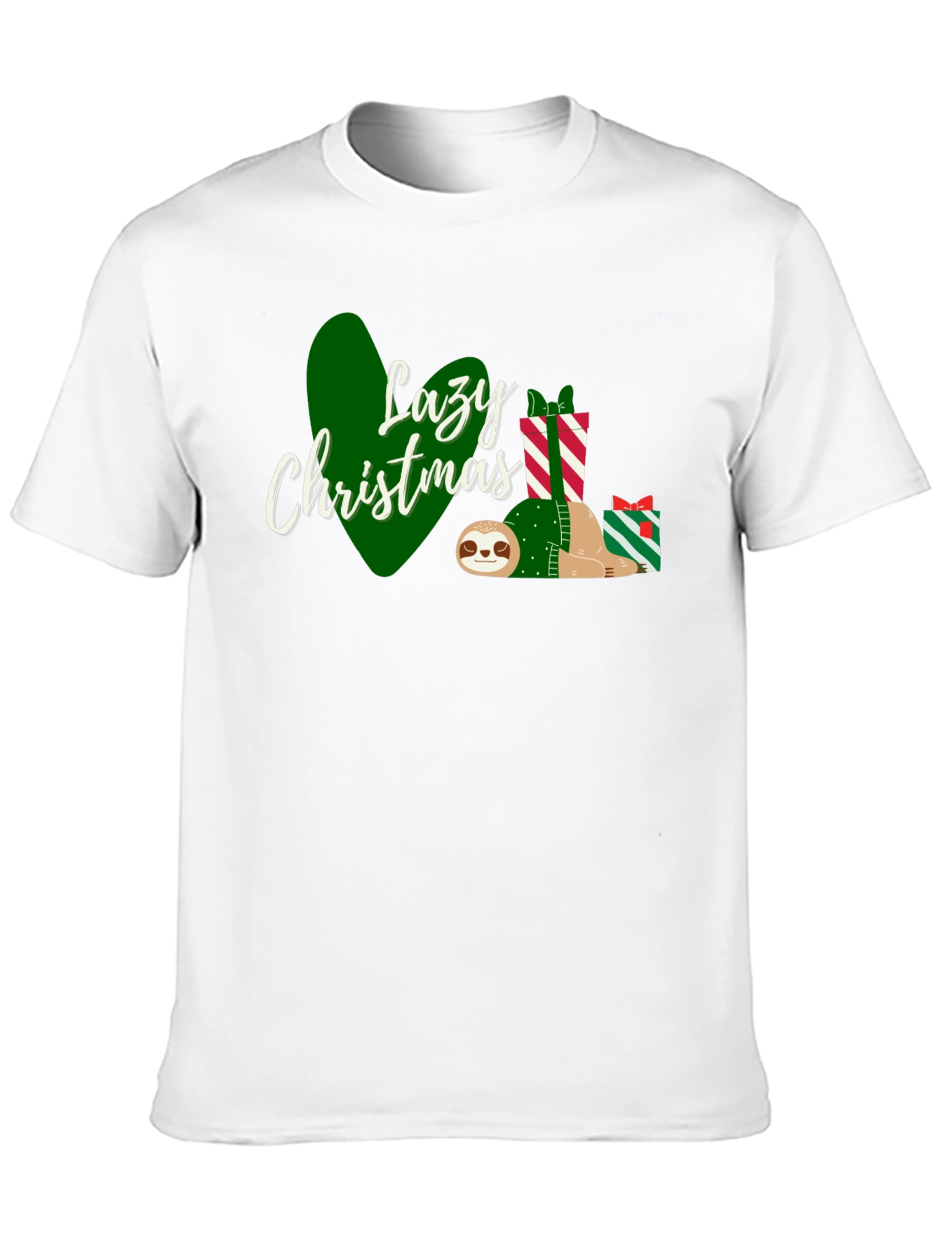 Lazy Christmas Sloth T-Shirt