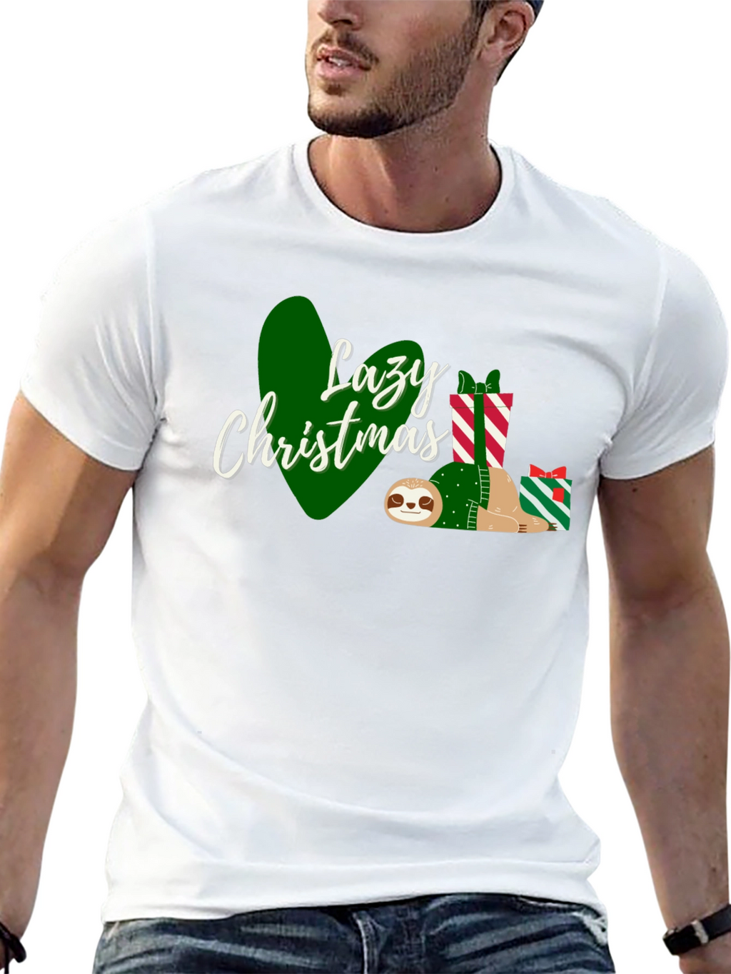Lazy Christmas Sloth T-Shirt
