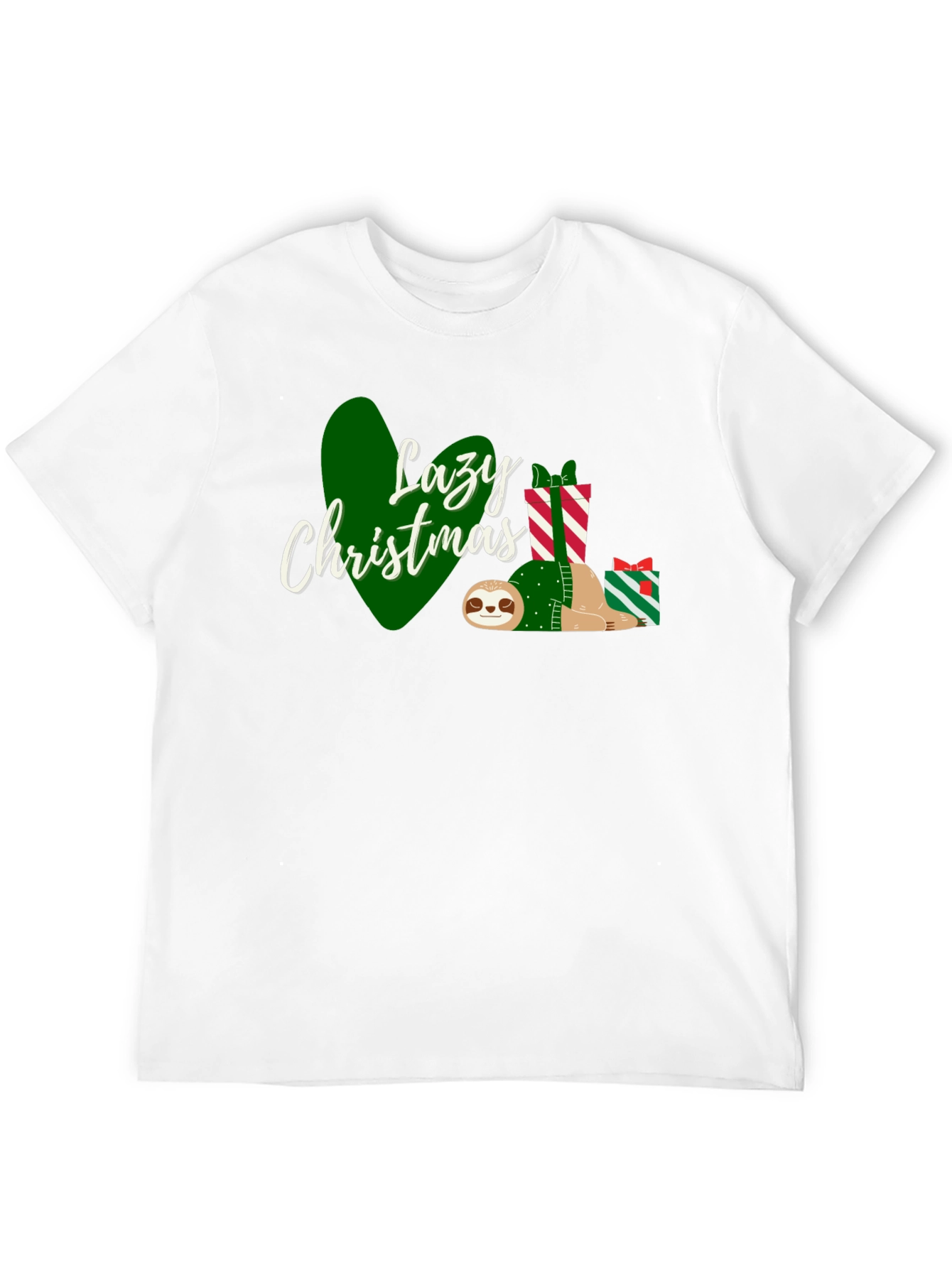 Lazy Christmas Sloth T-Shirt