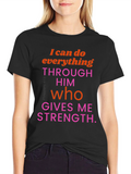 Inspirational Christian T-Shirt: I Can Do Everything