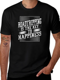Road Tripping is the Key to Happiness Graphic Tee