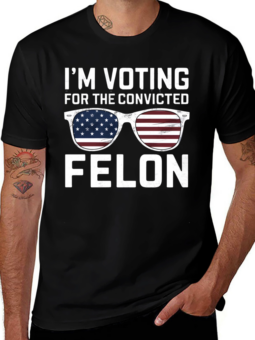 Im Voting for the Convicted Felon T-Shirt