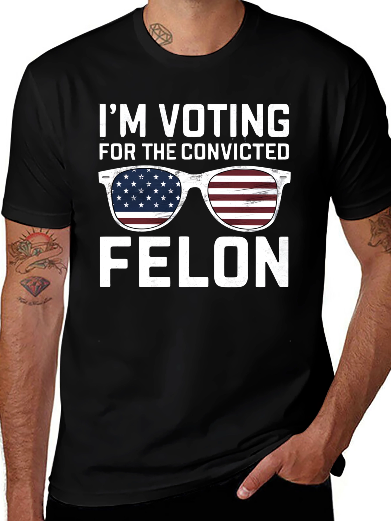 Im Voting for the Convicted Felon T-Shirt