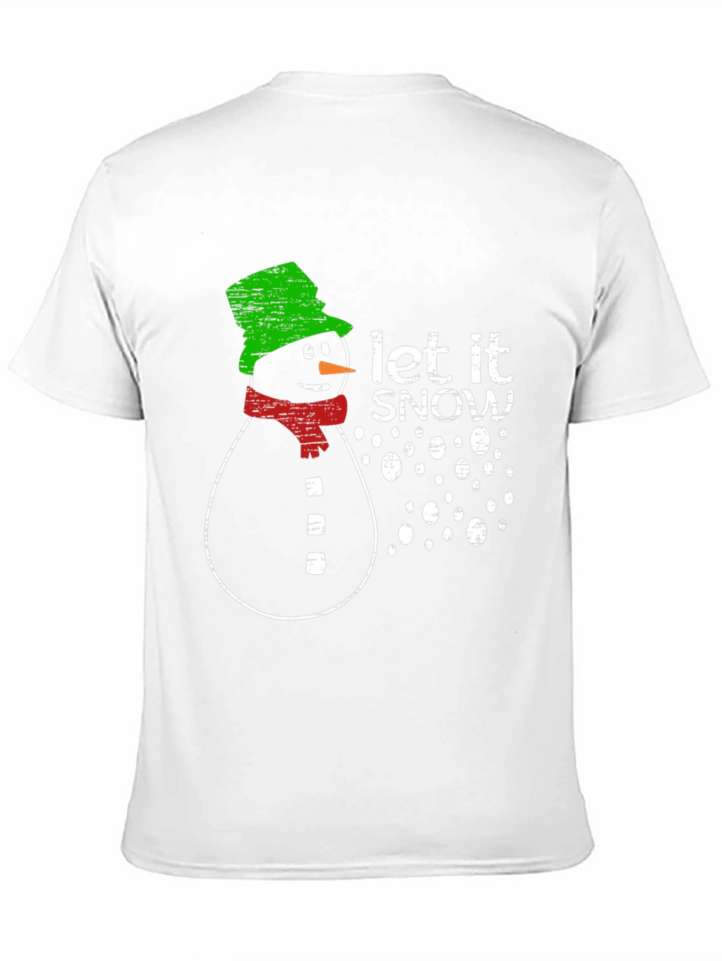 Snowman Let It Snow Graphic Print T-Shirt