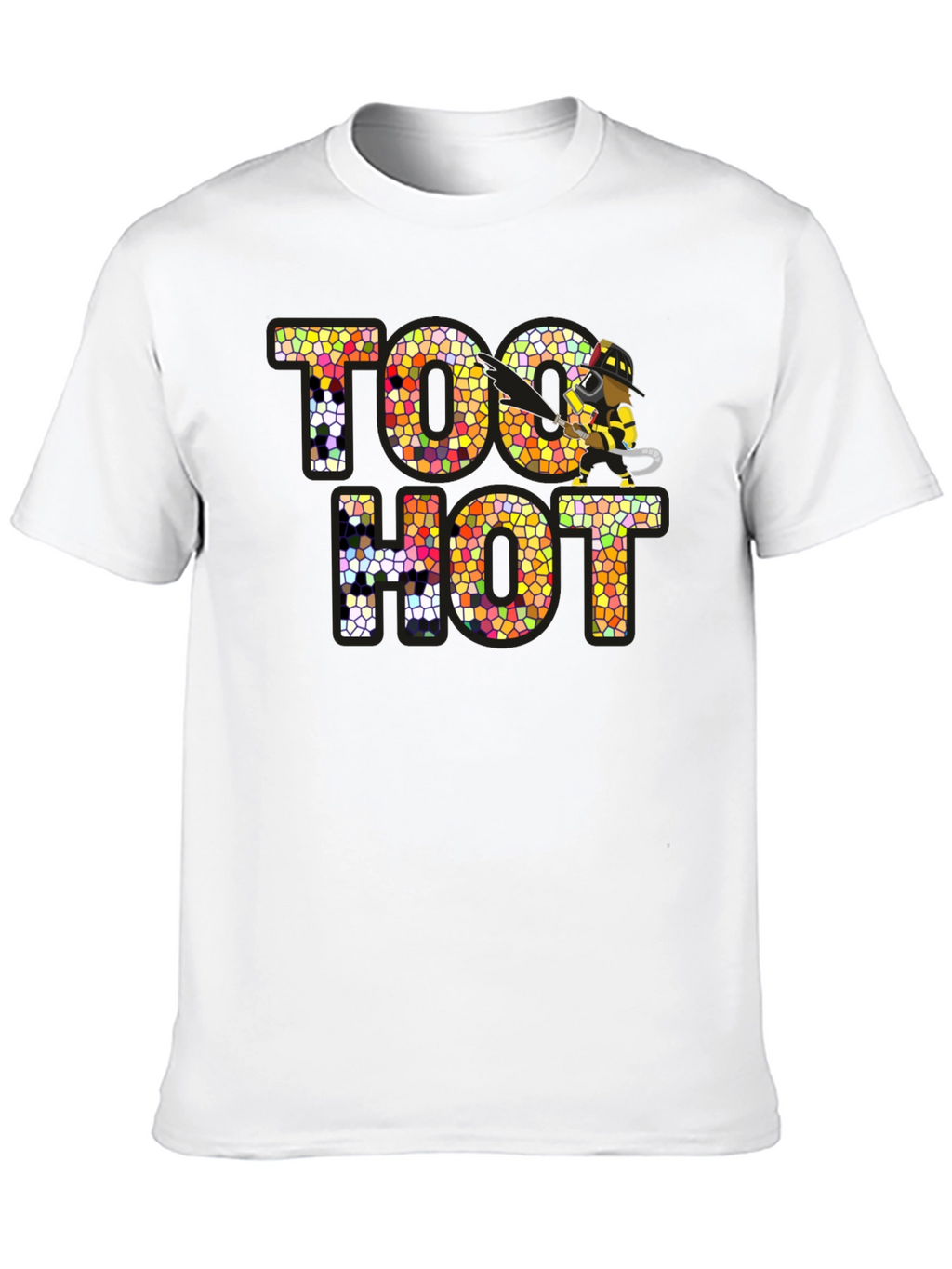 Too Hot Firefighter Graphic Novelty T-Shirt