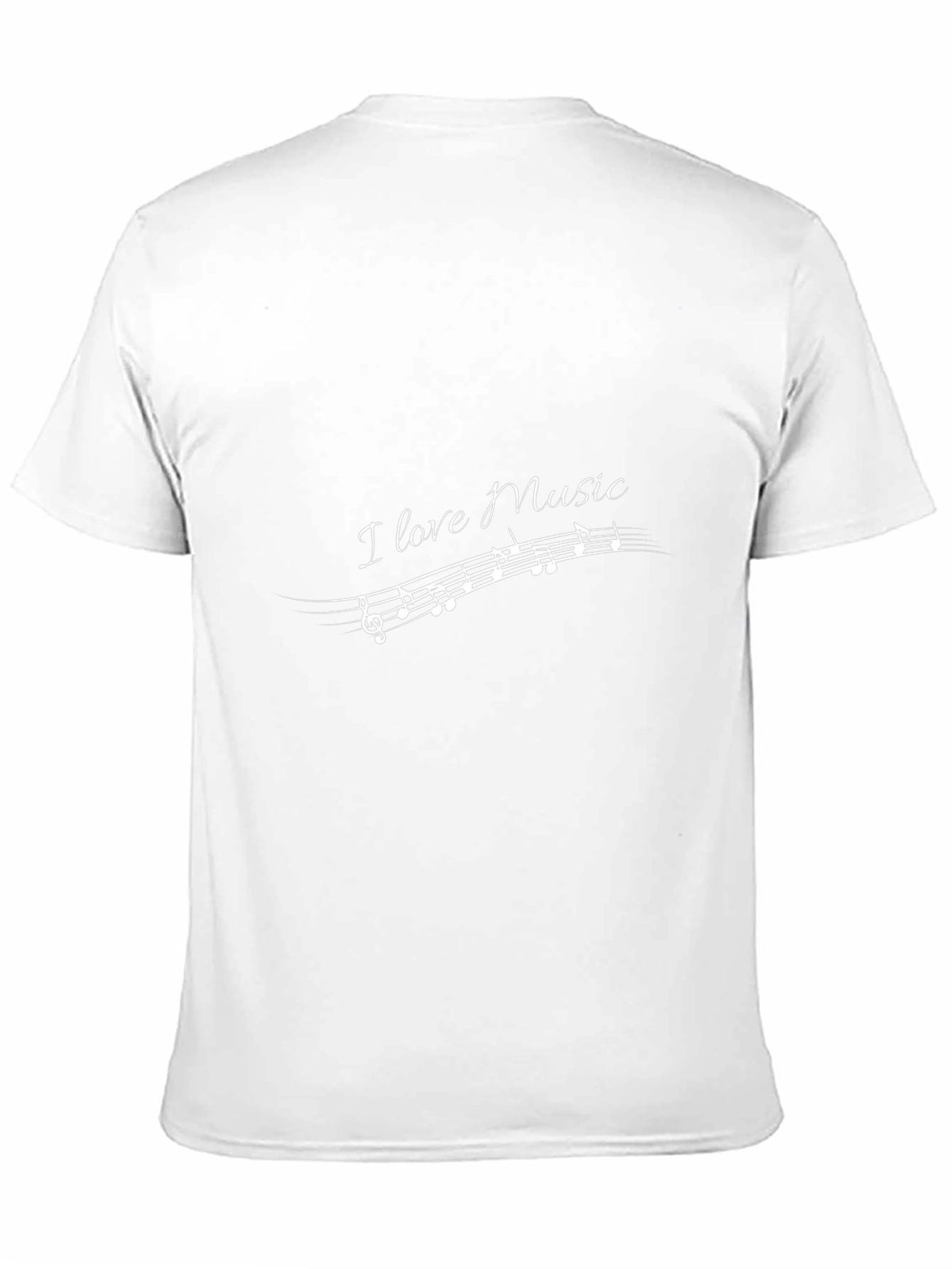 I Love Music Black T-Shirt
