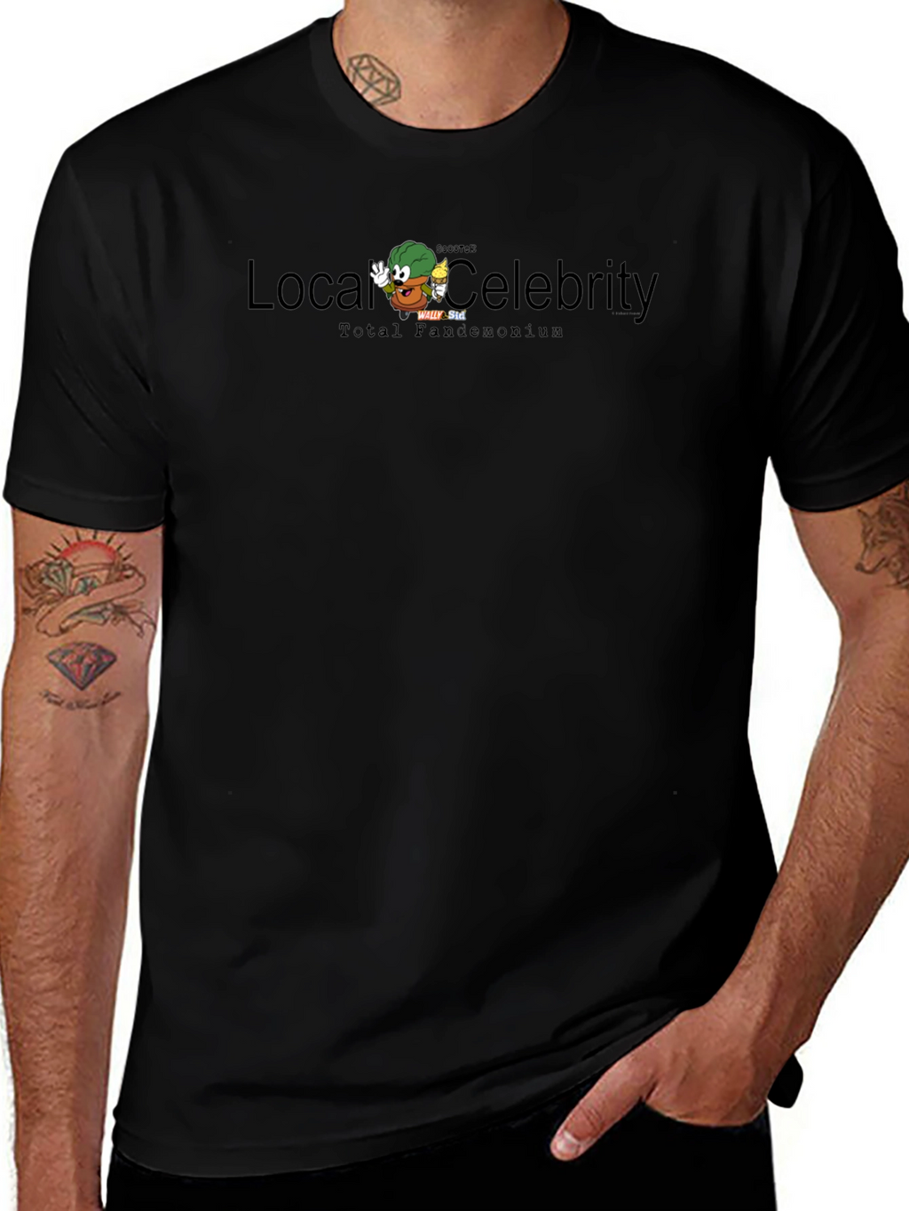 Local Celebrity Total Pandemonium Graphic T-Shirt