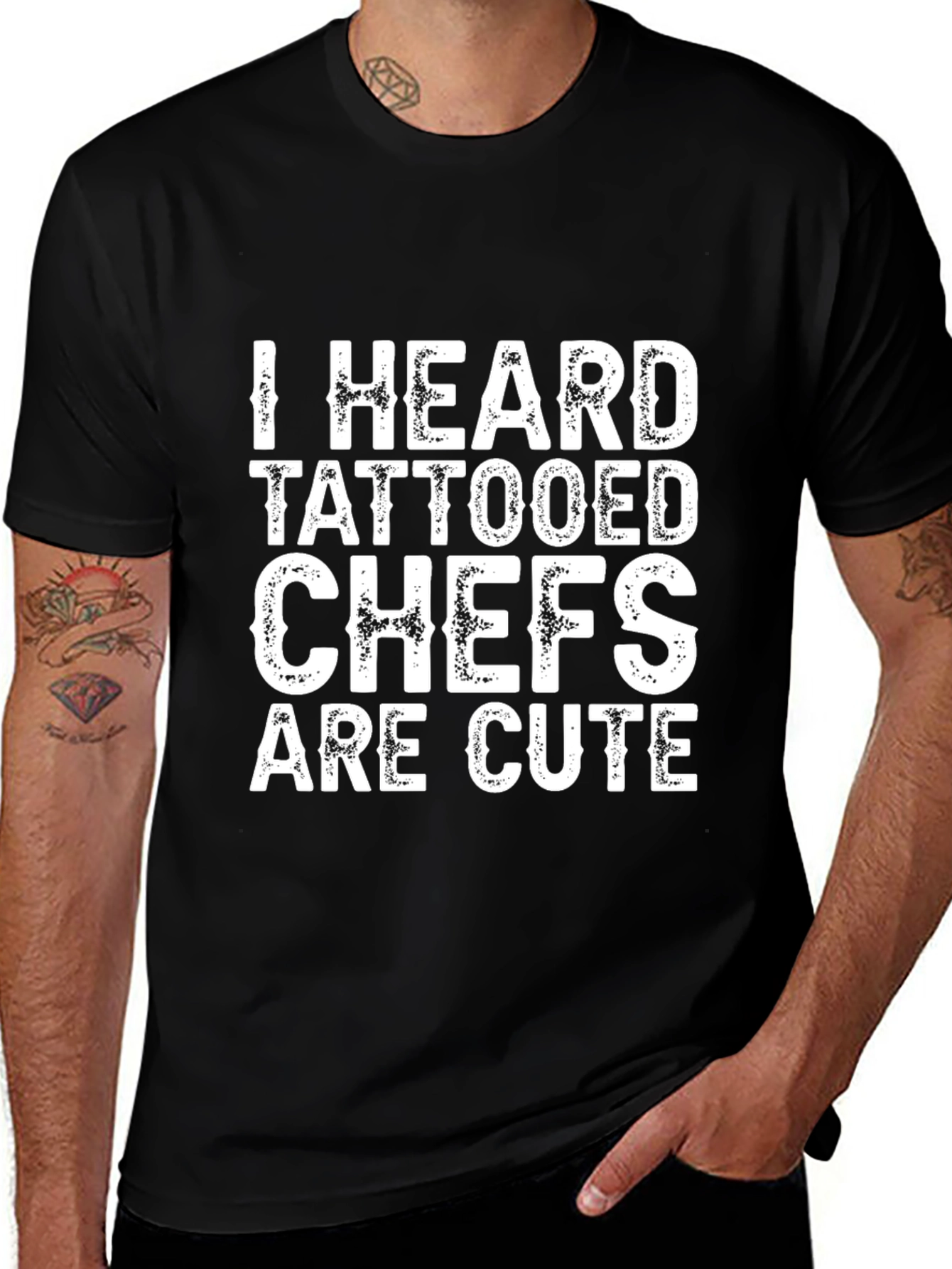 Tattooed Chef T-Shirt - I Heard Theyre Cute!