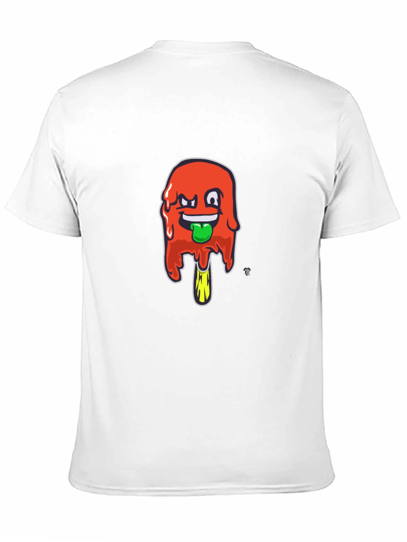 Funky Popsicle Graphic Tee - Black Cotton Blend