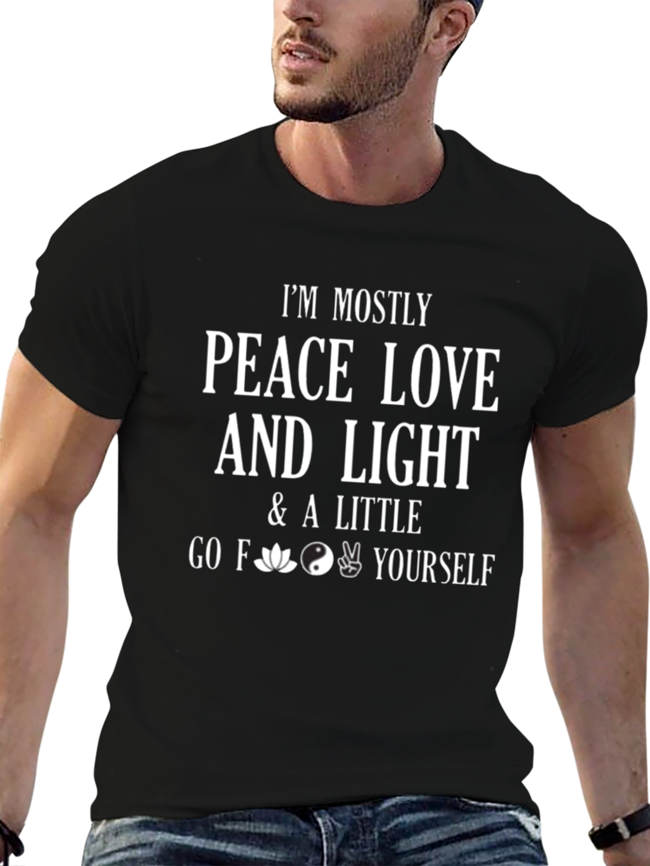 Peace Love & Light Graphic T-Shirt