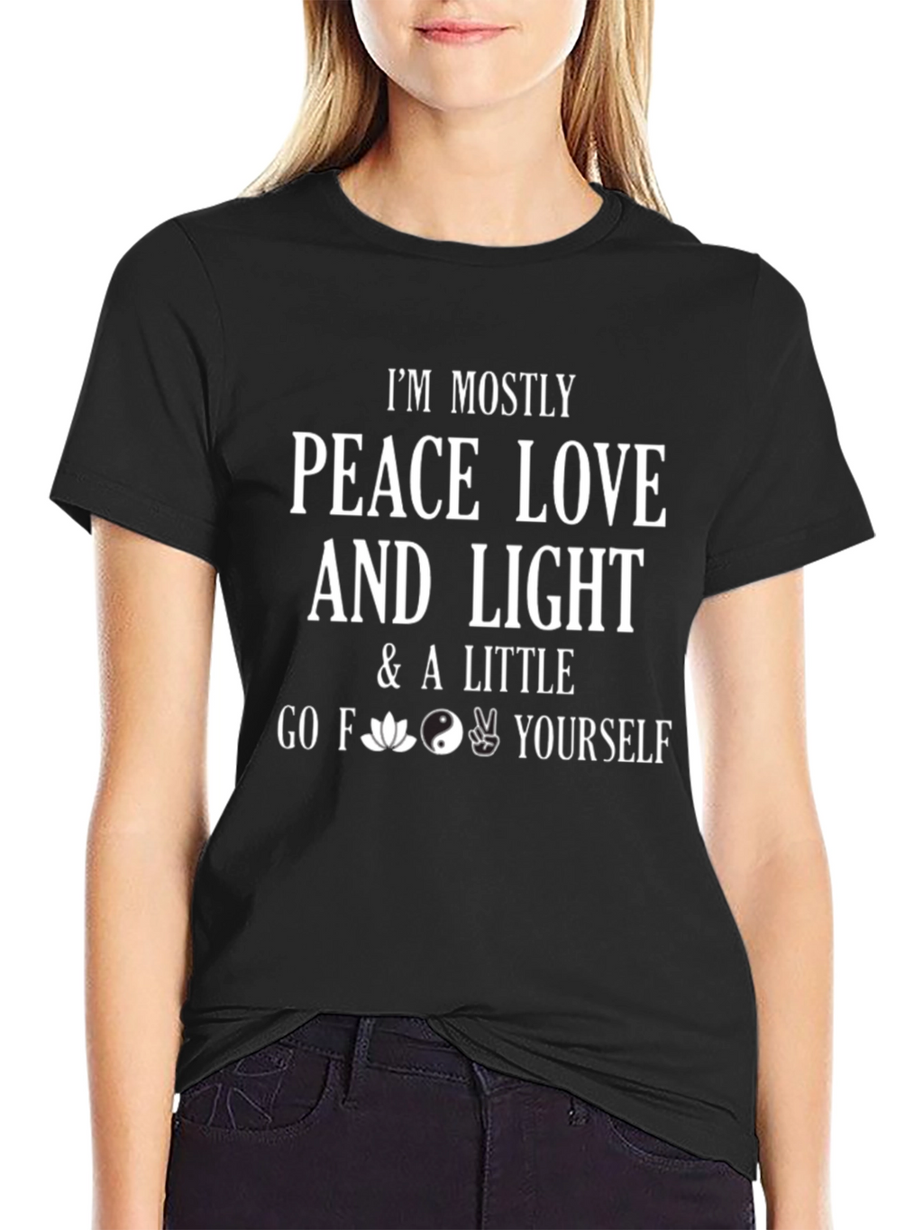 Peace Love & Light Graphic T-Shirt