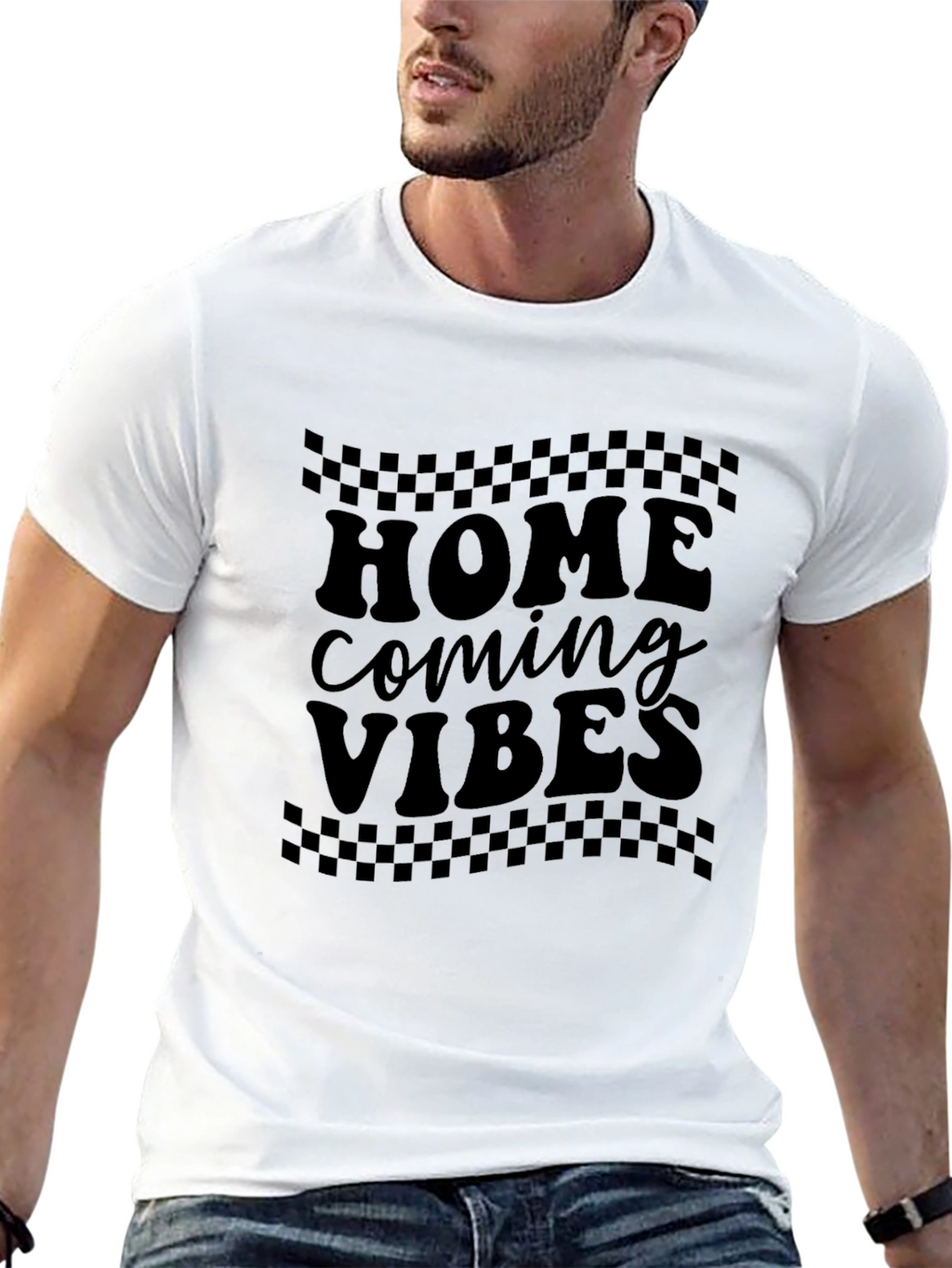 Homecoming Vibes Graphic Tee - Retro Style