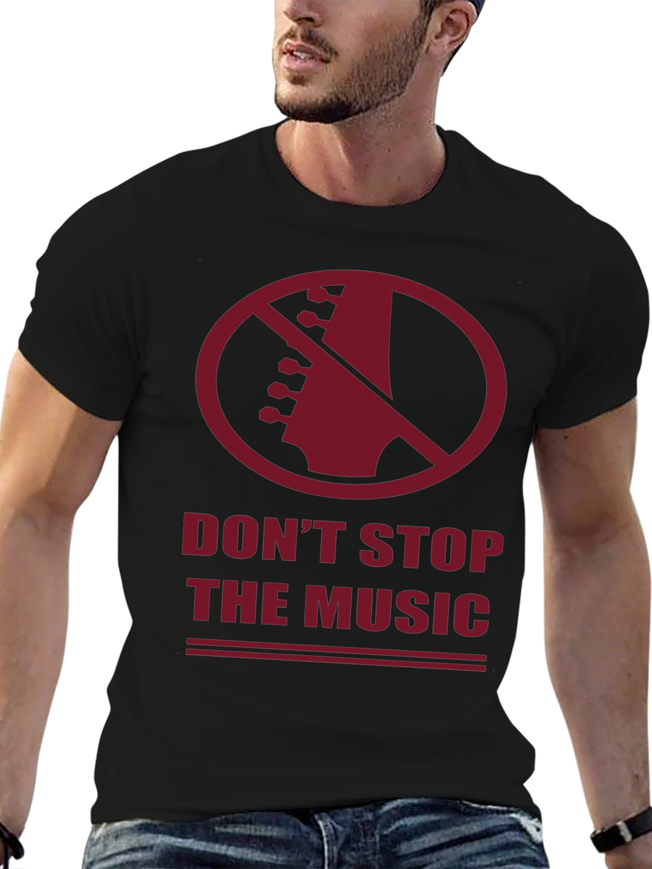 Dont Stop The Music Graphic Tee