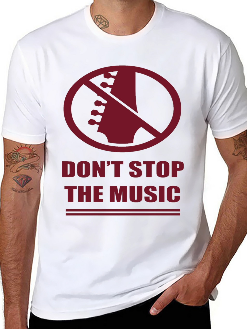 Dont Stop The Music Graphic Tee