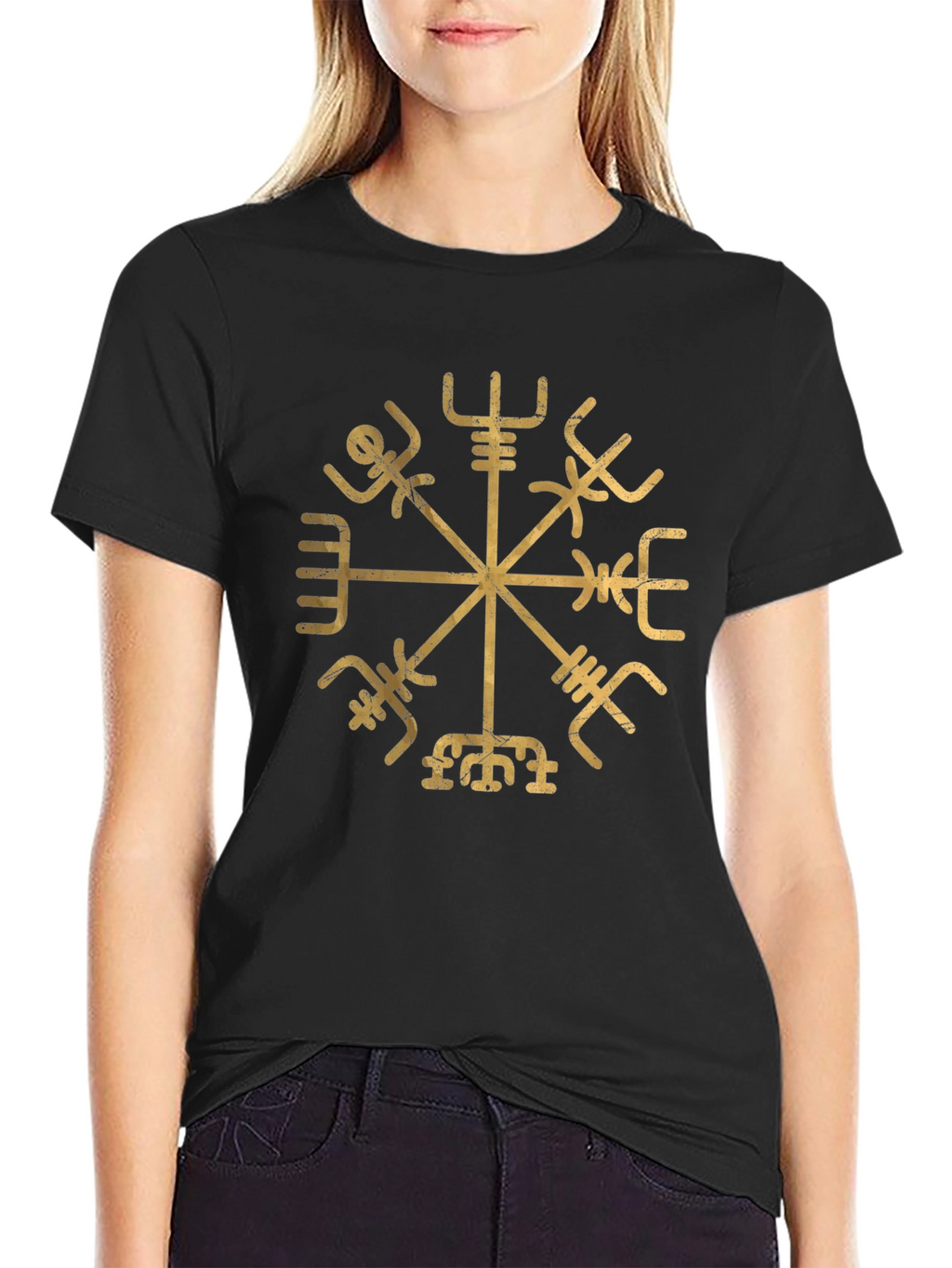 Vegvisir Compass T-Shirt - Viking Runes