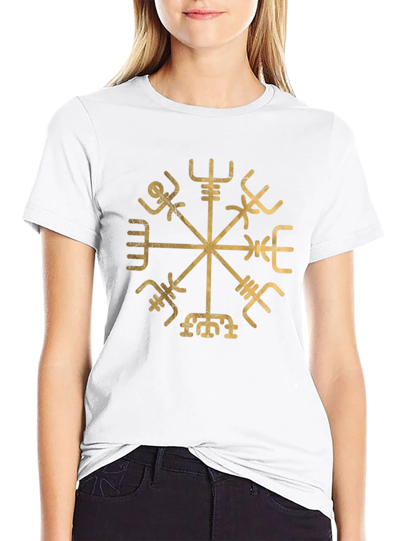 Vegvisir Compass T-Shirt - Viking Runes
