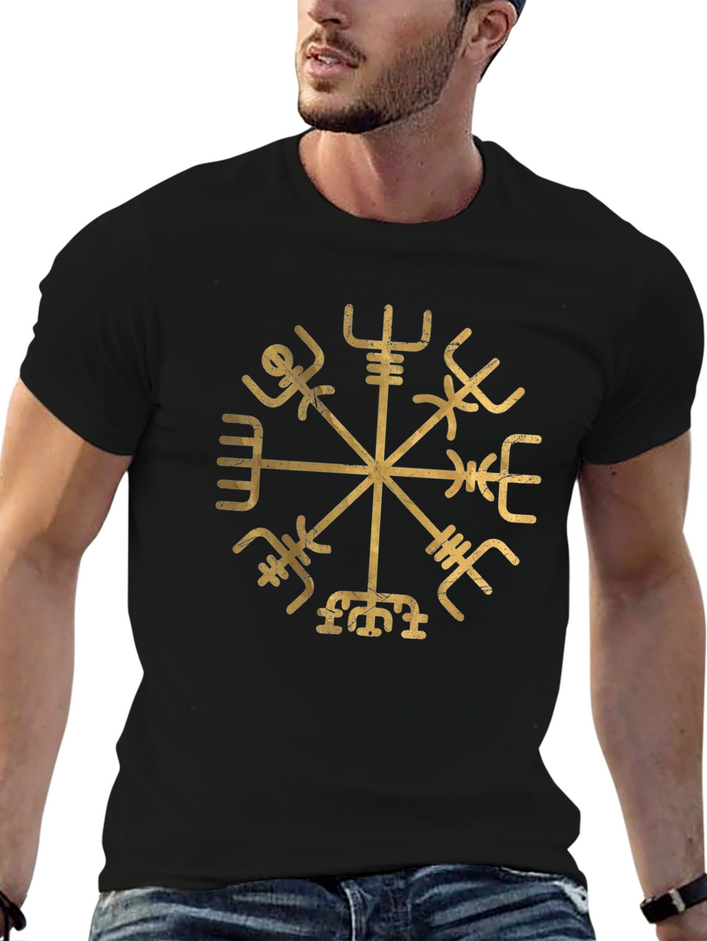 Vegvisir Compass T-Shirt - Viking Runes