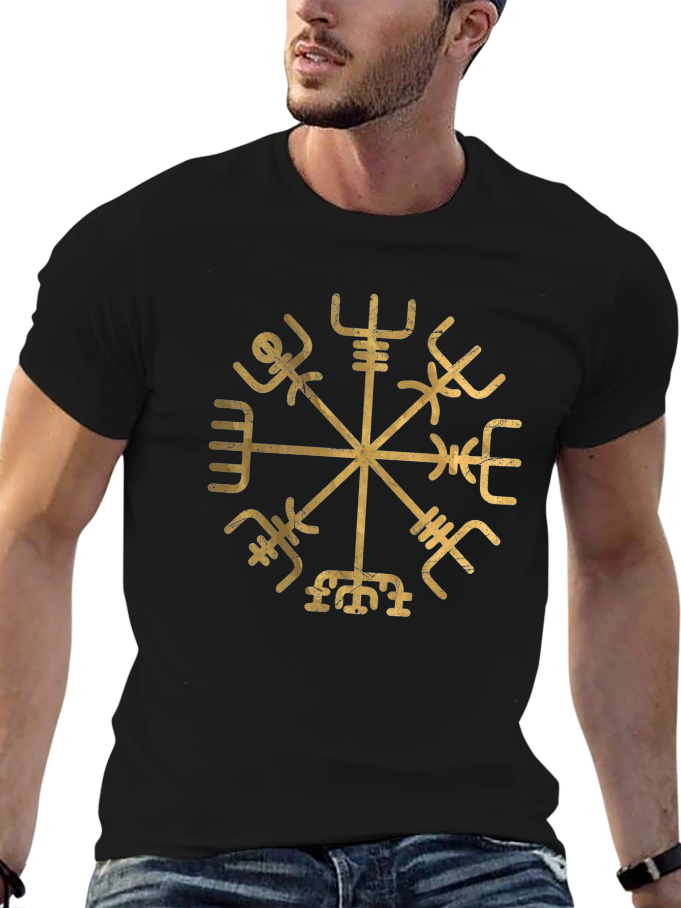 Vegvisir Compass T-Shirt - Viking Runes