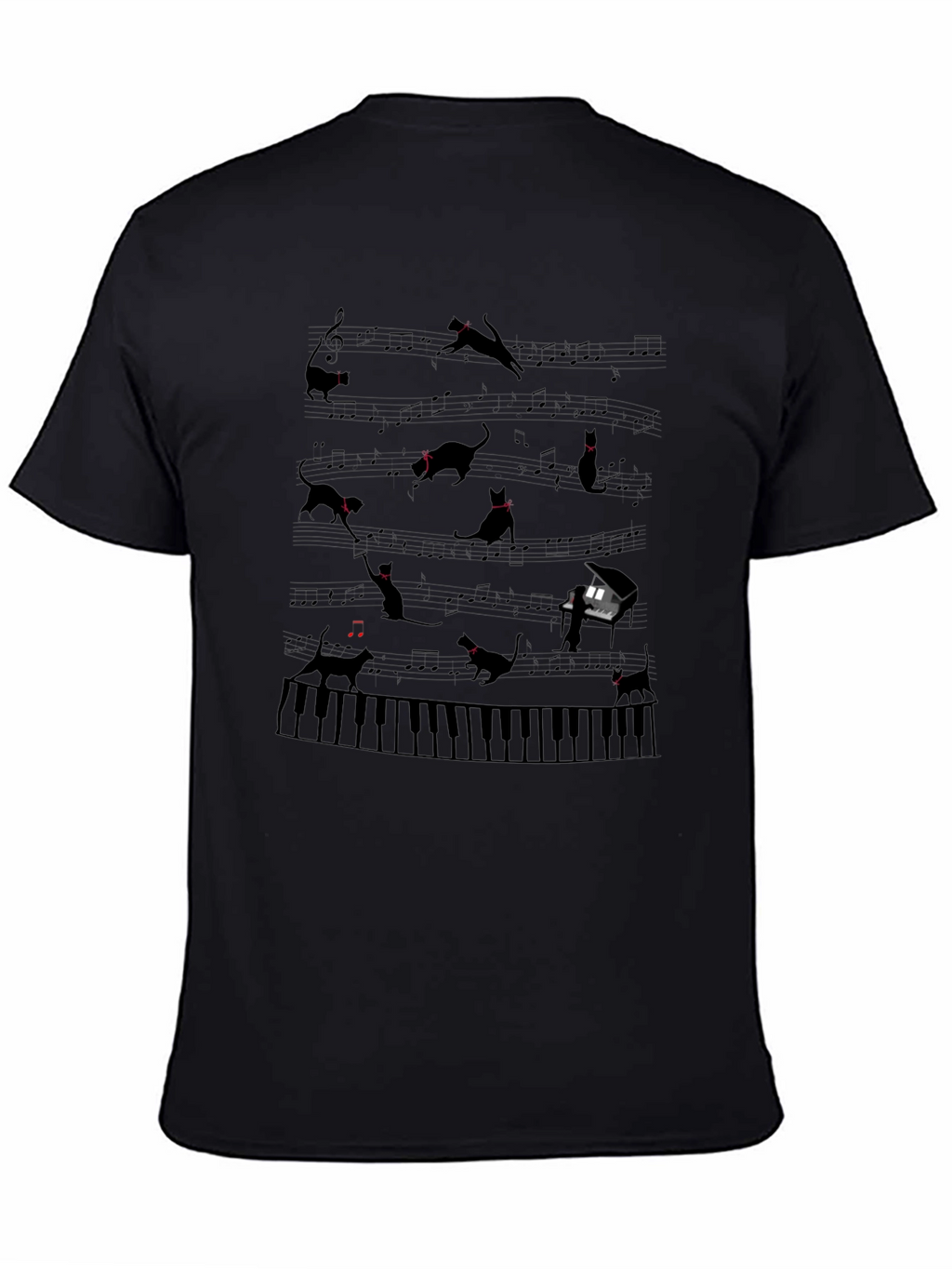 Cats Playing Piano T-Shirt