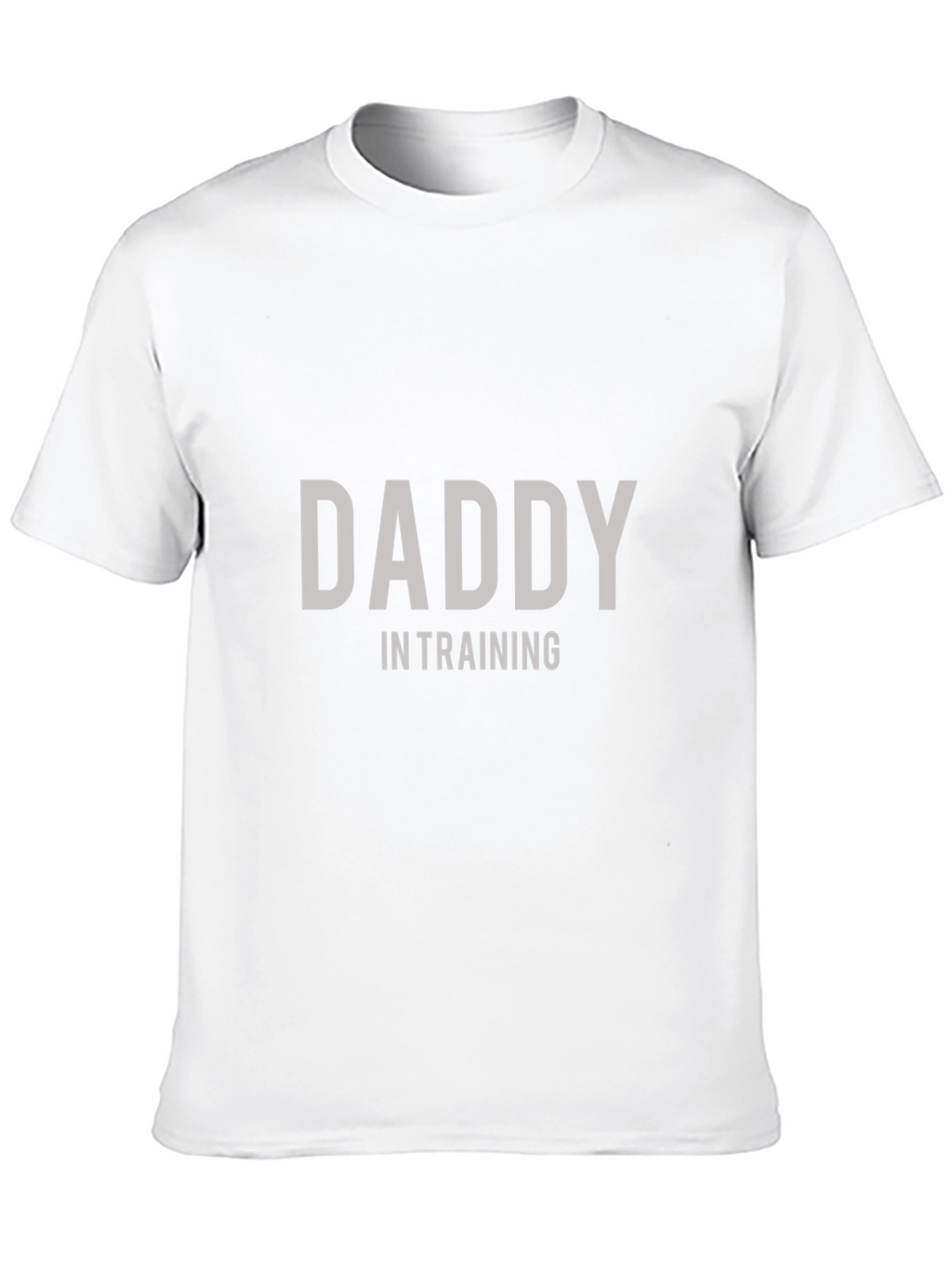 Daddy In Training Black Graphic T-Shirt