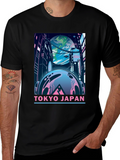 Tokyo Japan Graphic T-Shirt - Retro Sci-Fi Style