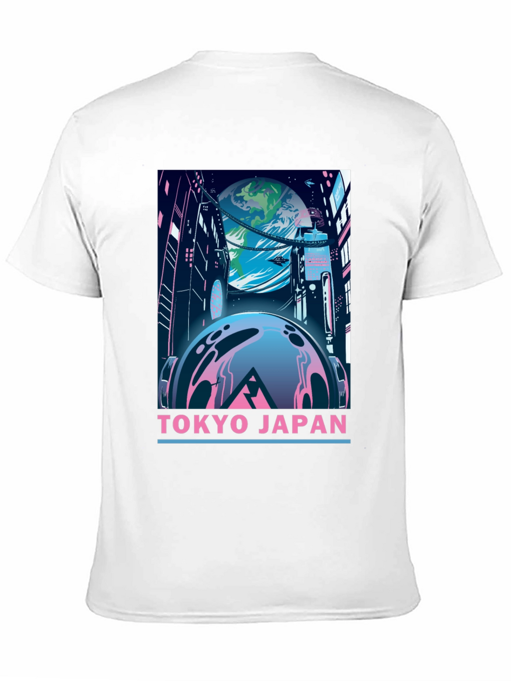 Tokyo Japan Graphic T-Shirt - Retro Sci-Fi Style