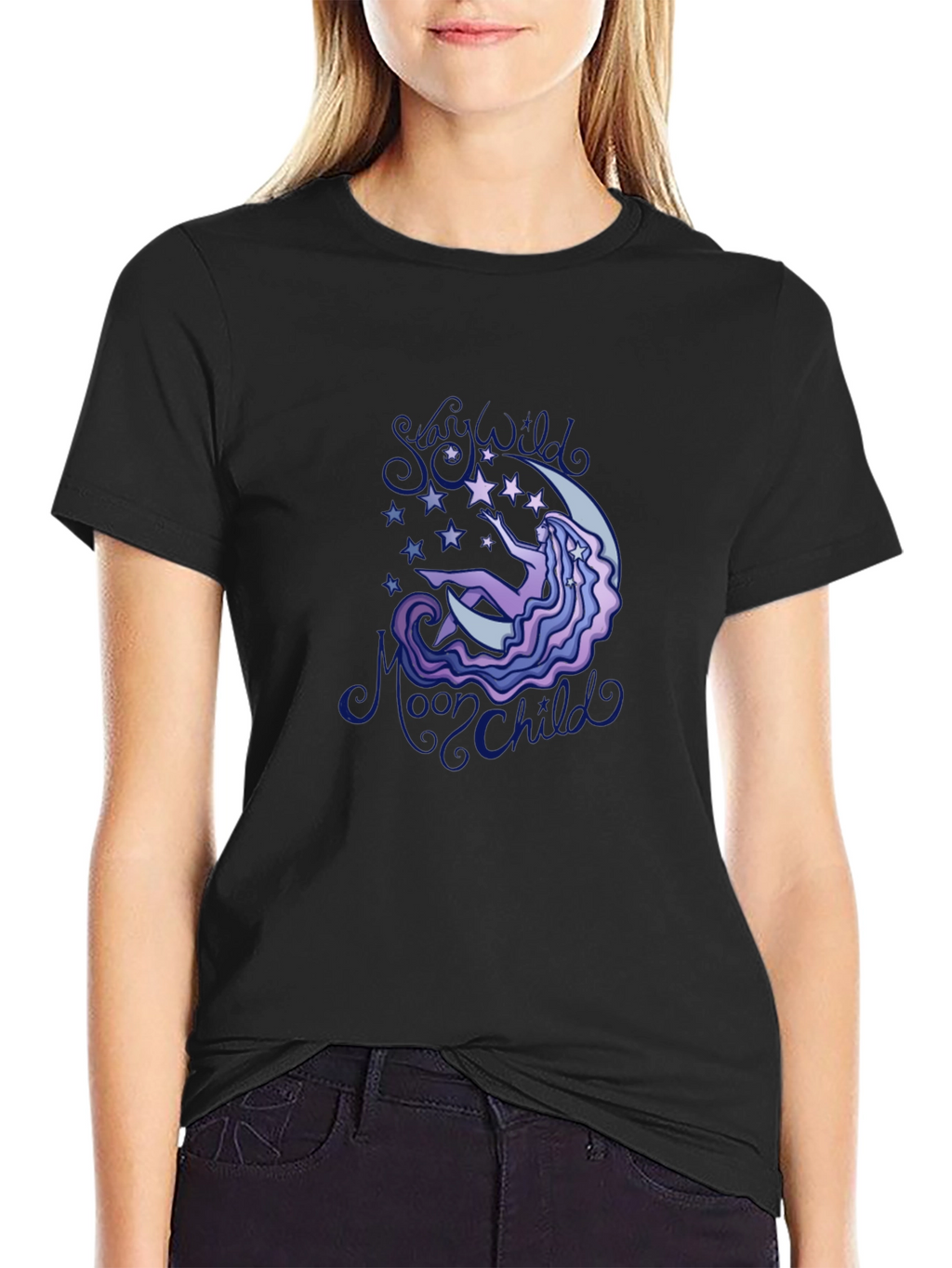 Mystic Moon Child Graphic T-Shirt