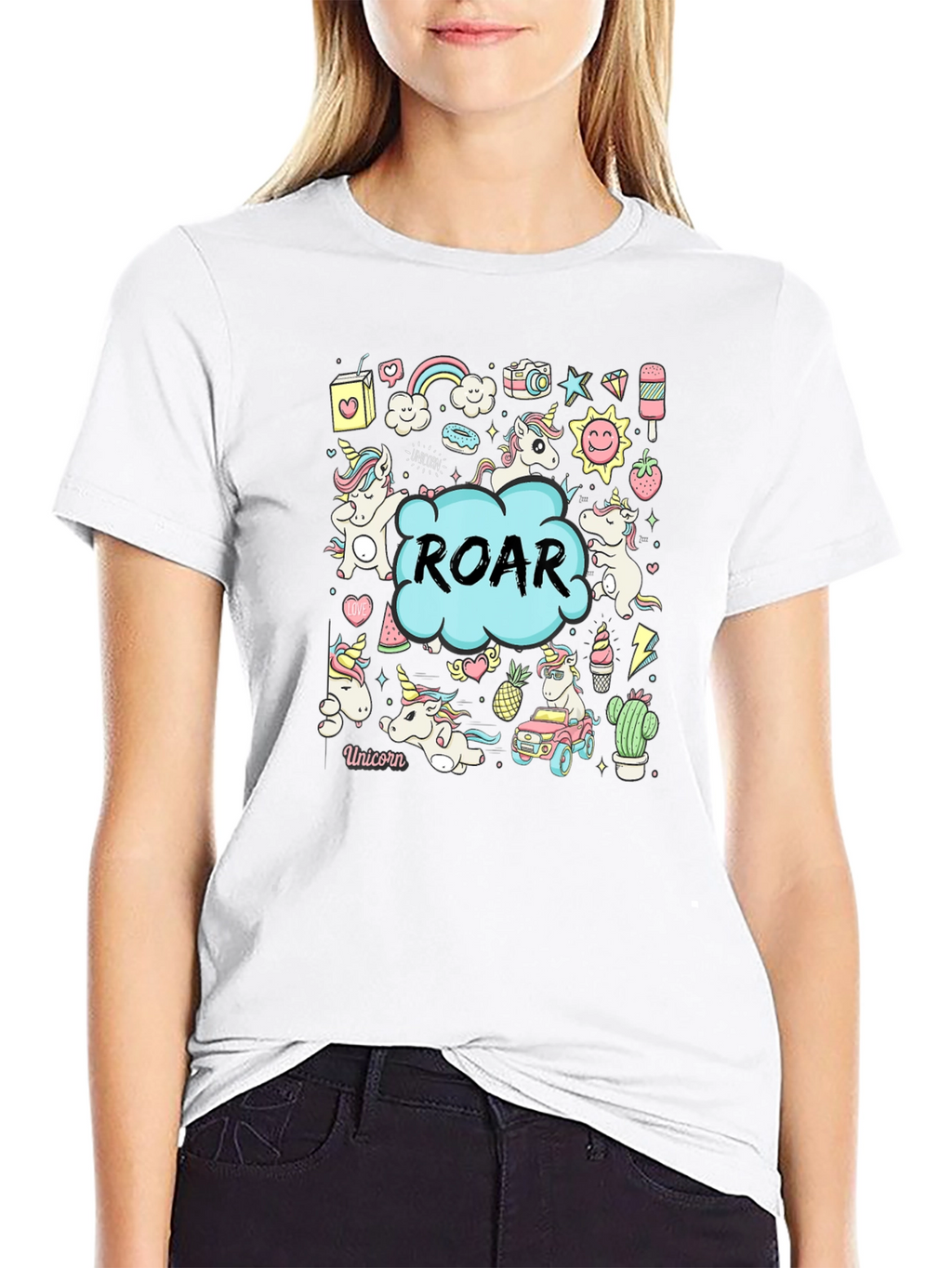 Unicorn ROAR Graphic Tee