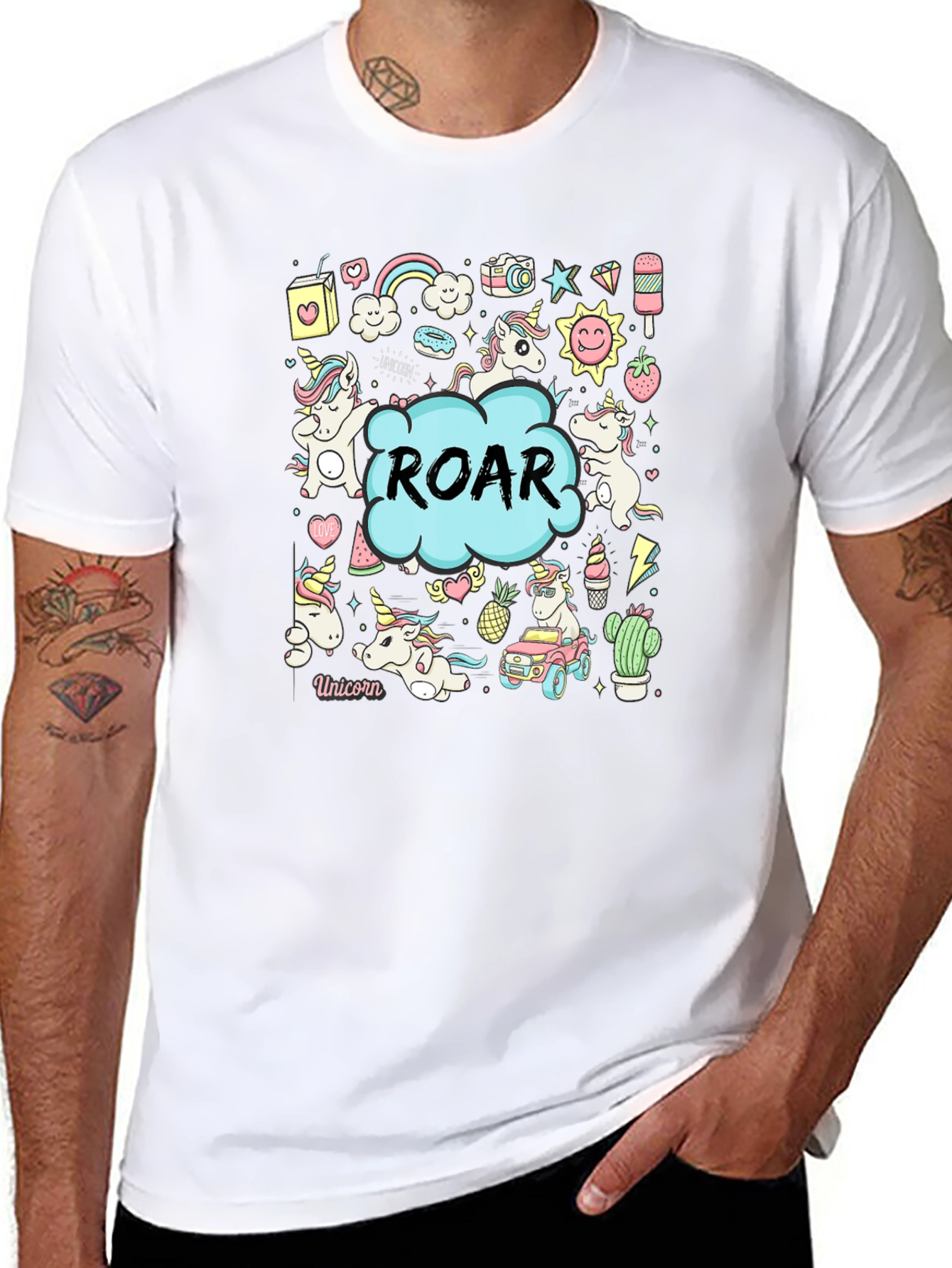 Unicorn ROAR Graphic Tee