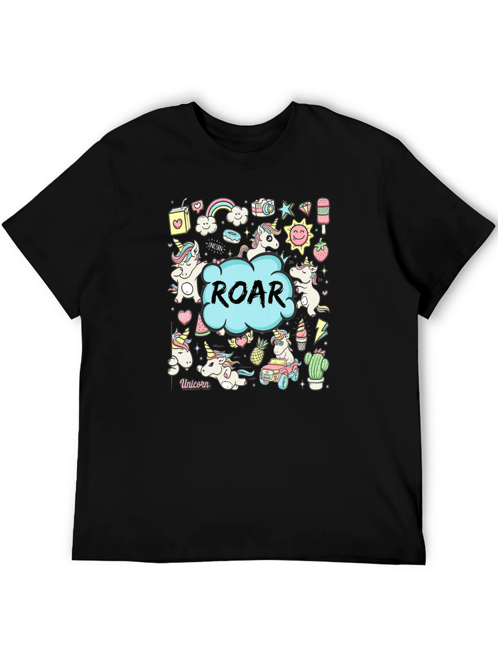 Unicorn ROAR Graphic Tee