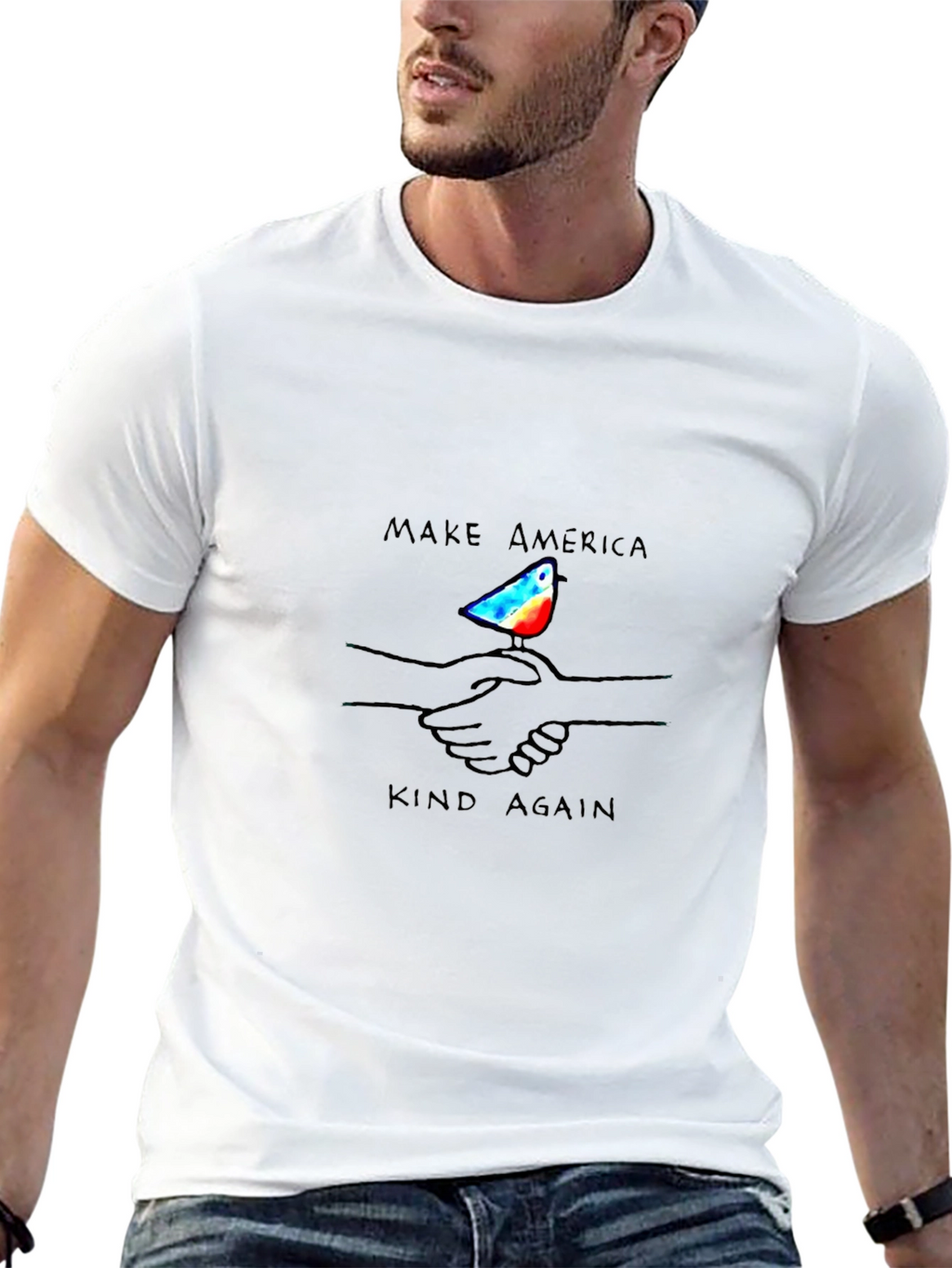Make America Kind Again Graphic T-Shirt