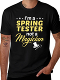 Spring Tester T-Shirt Funny Job Tee