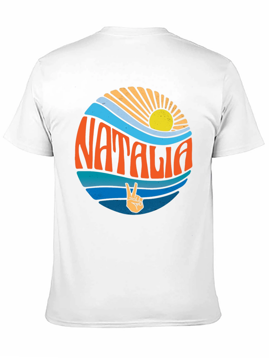 Natalia Retro Graphic T-Shirt - Black