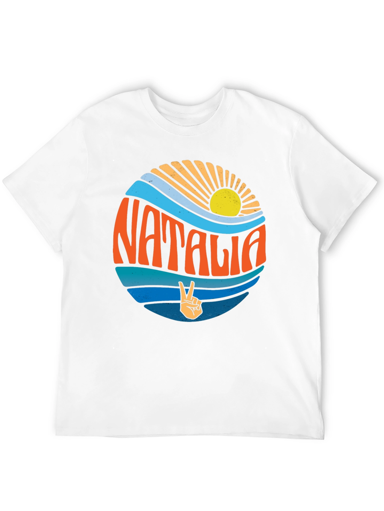 Natalia Retro Graphic T-Shirt - Black