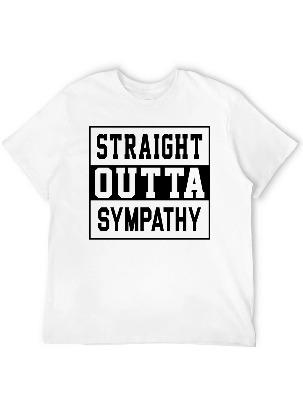 Straight Outta Sympathy Graphic Tee - Black