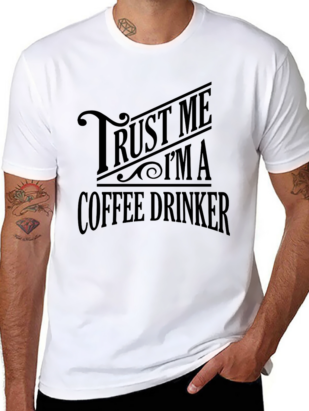 Trust Me Im A Coffee Drinker Black T-Shirt