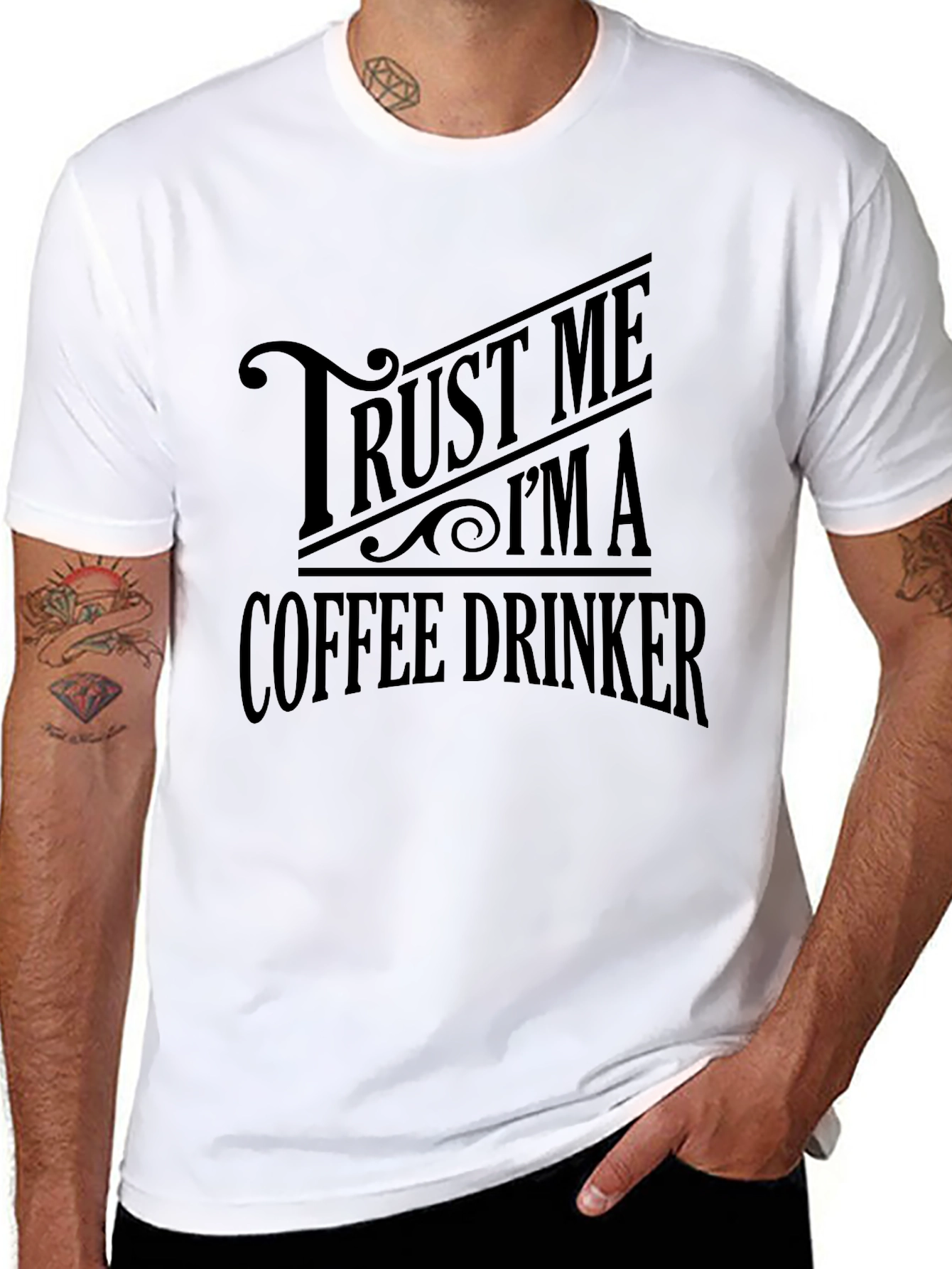 Trust Me Im A Coffee Drinker Black T-Shirt