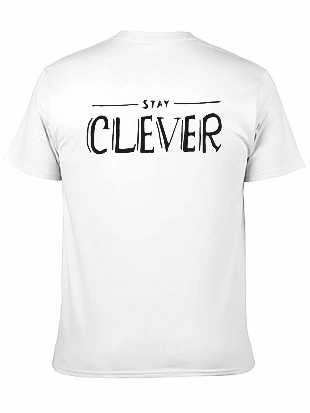 Stay Clever Black Graphic Tee