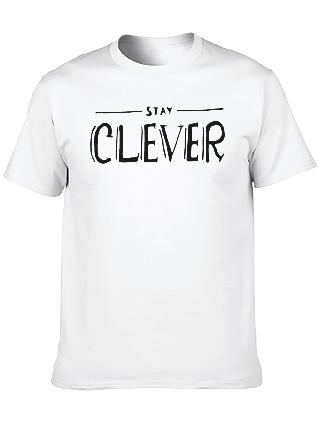 Stay Clever Black Graphic Tee