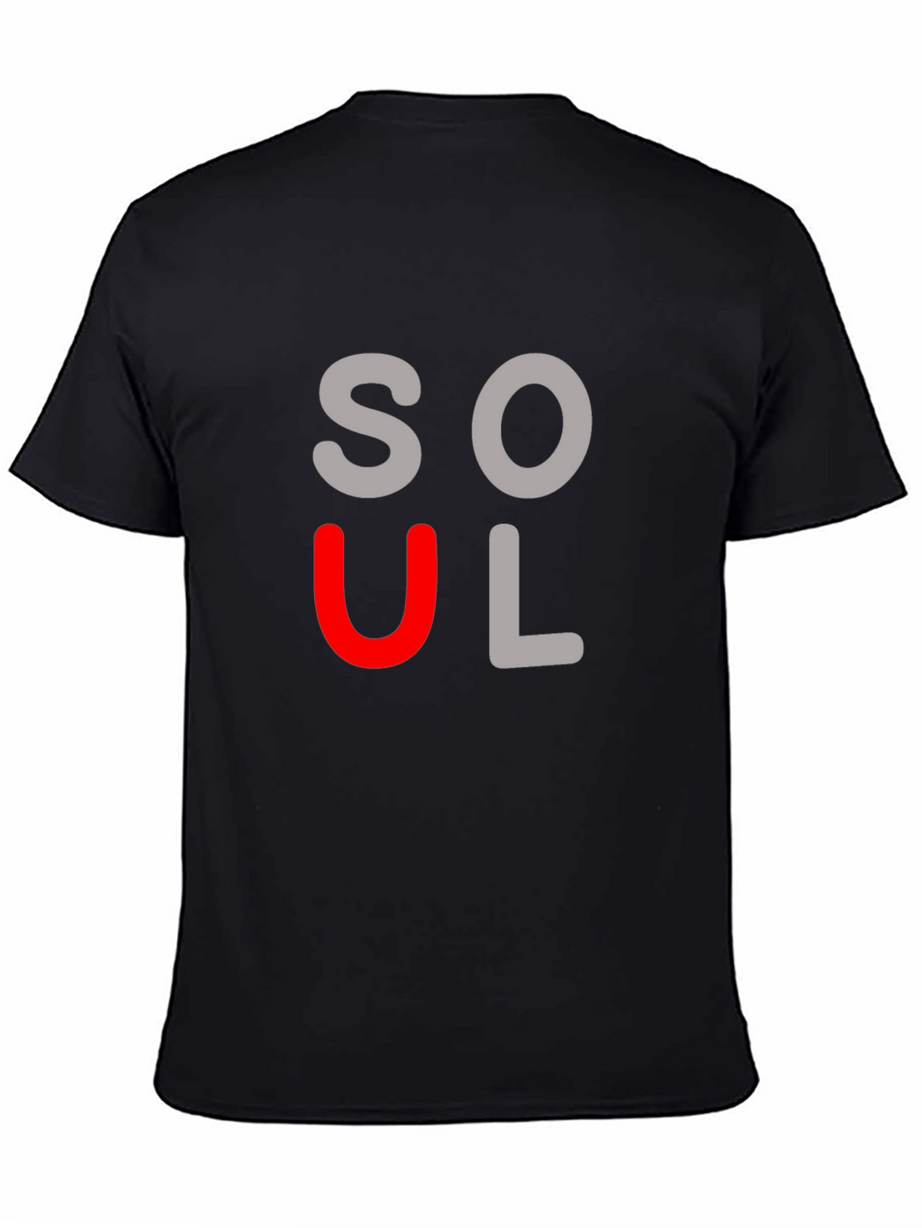 Soulful Black Graphic Tee