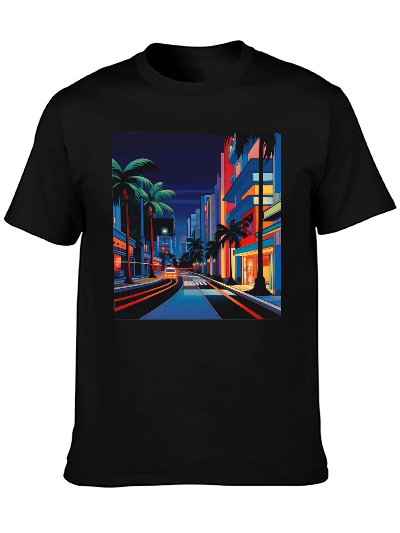 Retro Miami Streetwear T-Shirt