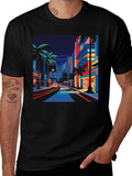 Retro Miami Streetwear T-Shirt