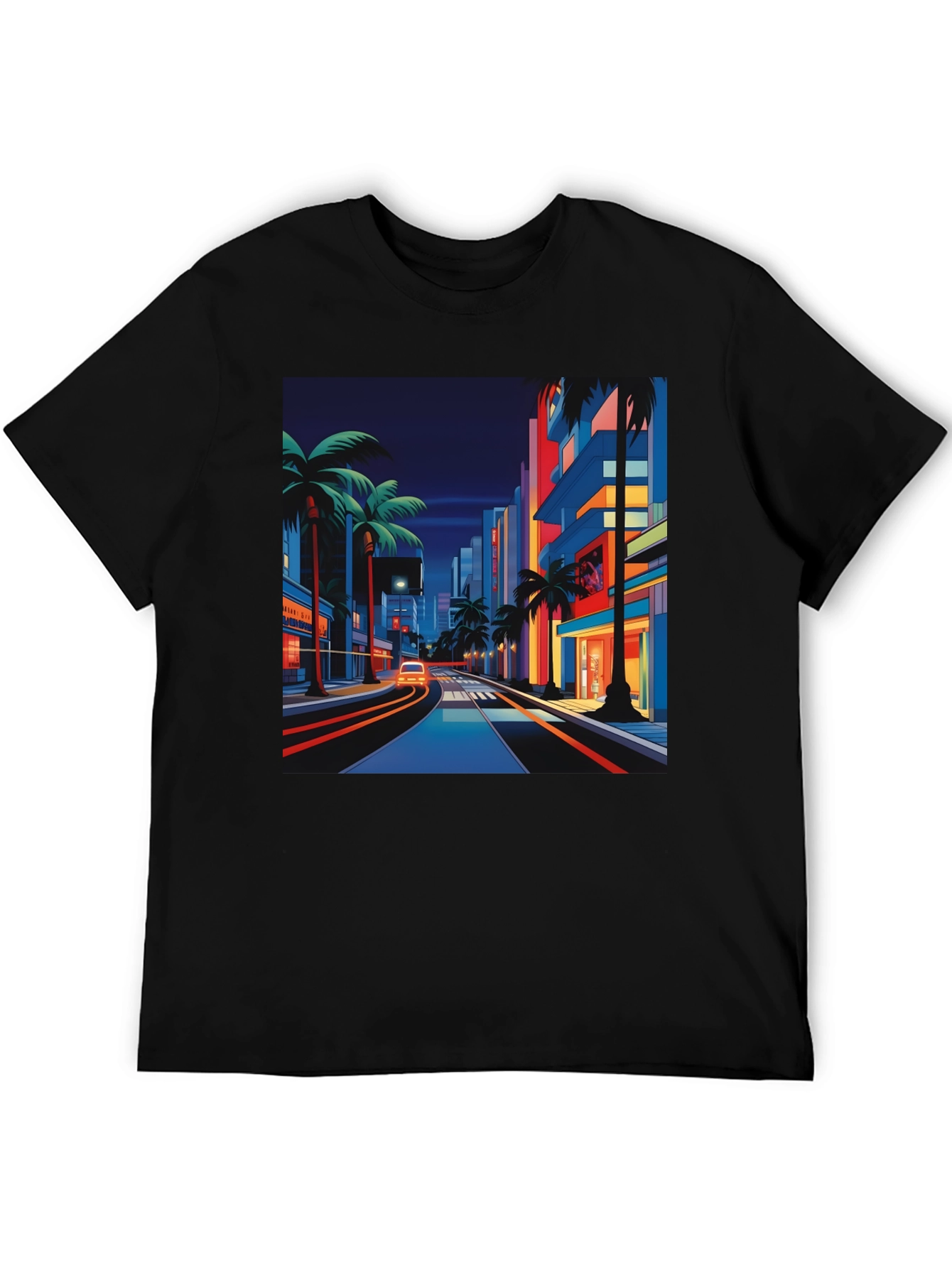 Retro Miami Streetwear T-Shirt