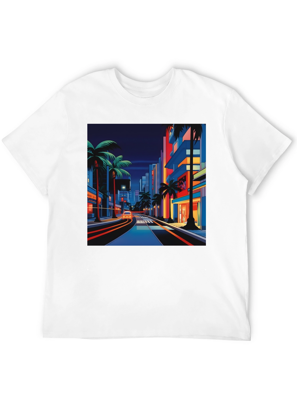 Retro Miami Streetwear T-Shirt