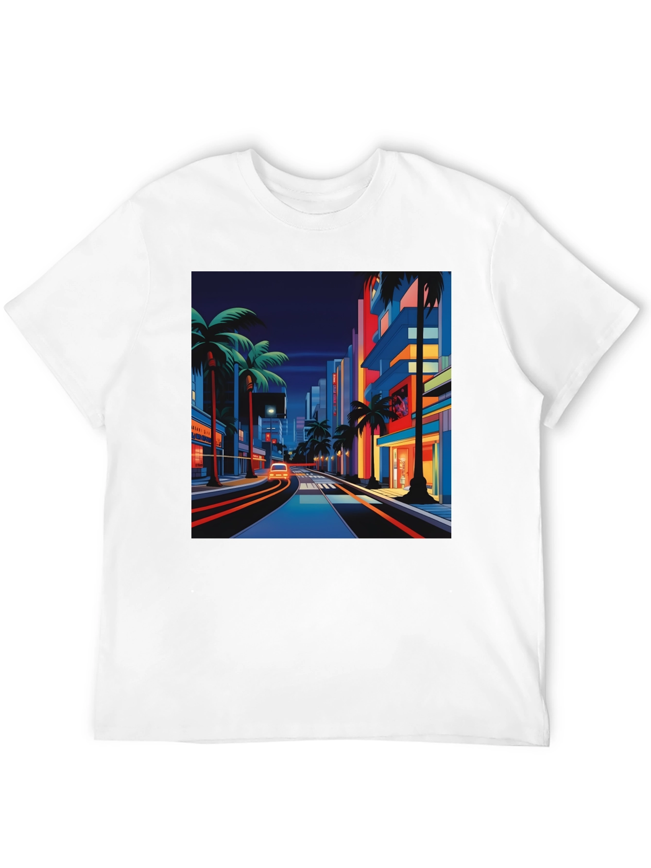 Retro Miami Streetwear T-Shirt