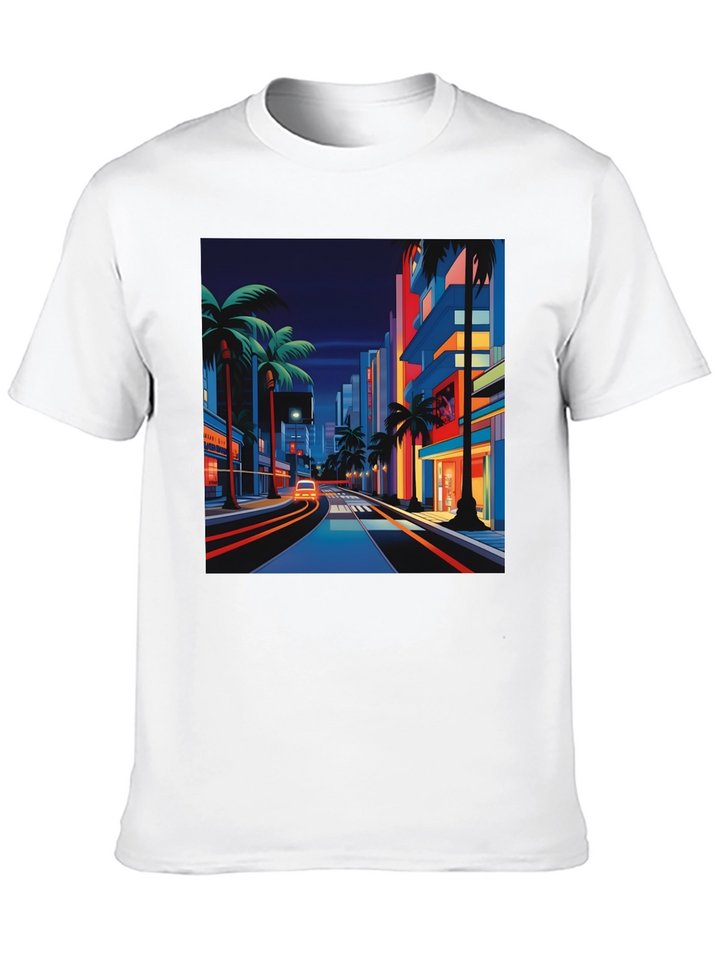 Retro Miami Streetwear T-Shirt